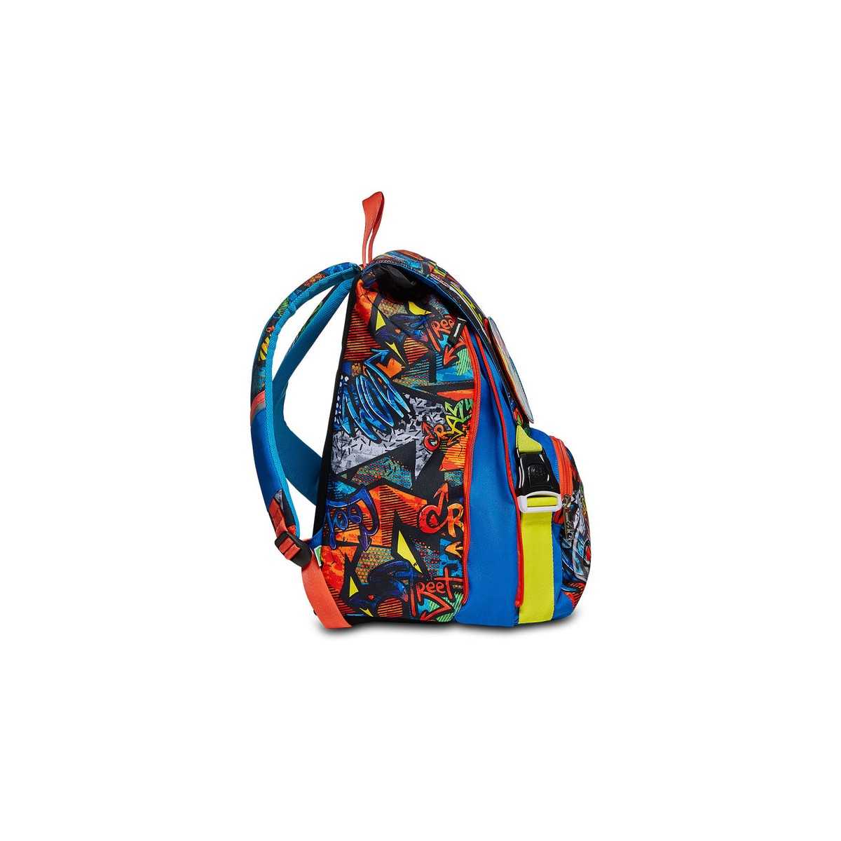 ZAINO ASILO SJ GANG FACCE DA SJ BOY 34X26X15CM AROOTONDATO 1 ZIP + TASCA CON ZIP PRODOTTO Garantito Seven Junior Italy 8011410394254