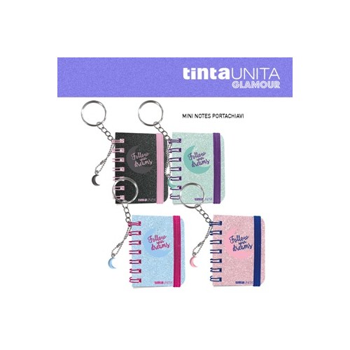 Mini Notes Portachiavi Tinta Unita Glamour -...