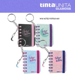 Mini Notes Portachiavi Tinta Unita Glamour - Fantasie