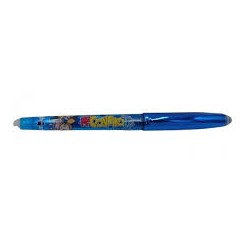 Penna Cancellabile Ricaricabile Me Contro Te con tappo - Blu