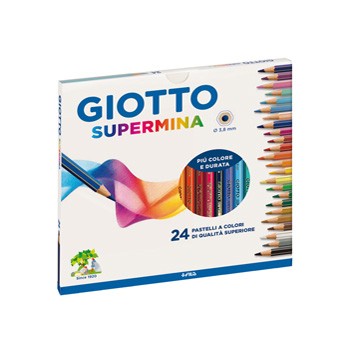 Pastelli Giotto Supermina astuccio da 24 colori