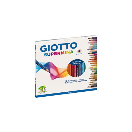 Pastelli Giotto Supermina astuccio da 24 colori