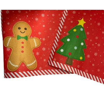 Tovagliette natalizie in feltro con albero e omino di...