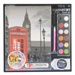 Diamantiny Level Up London (mosaico da colorare con gemme)