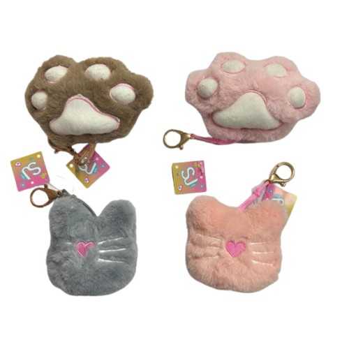 Charms Portachiave in Peluche -Gattino / Impronta