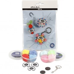 Mini kit creativo, figure con occhi grandi, 1 set