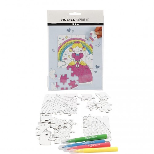 Mini kit creativo, principessa, bianco, 1 set