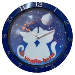 Orologio da muro con Gatti - Ti voglio bene