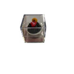 Gomma Kawaii da collezione - Pasticcino Nero