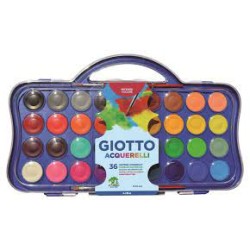 Acquerelli Giotto da 36 colori pastiglie da 30mm