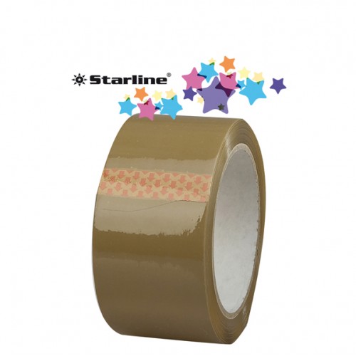 Nastro adesivo da imballo 50mm x 66mt avana in ppl