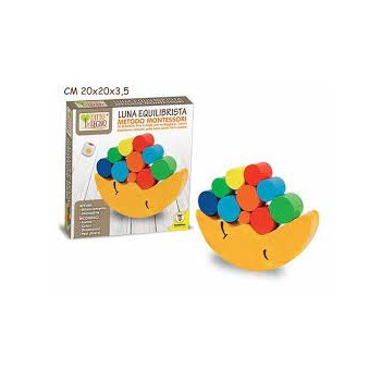 TEOREMA FATTO DI LEGNO - LUNA EQUILIBRISTA MONTESSORI