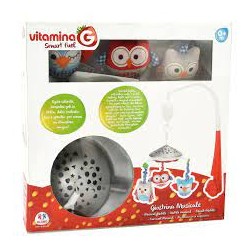 Giostrina musicale da appendere - Gufetti