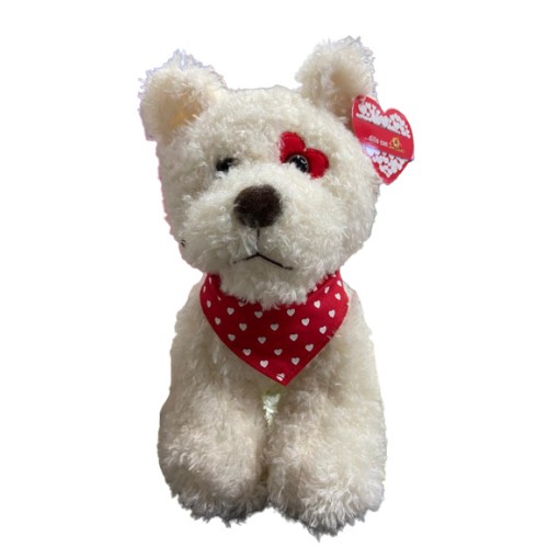 Peluche cagnolino cuoricino