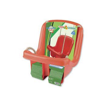 Altalena con seggiolino, schienale e corde