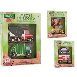 Mezzi in legno - Cf. 2pz(1 PEZZO)