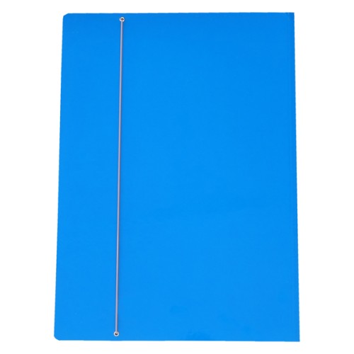 Cartella con elastico 35x50cm Blu in cartone...