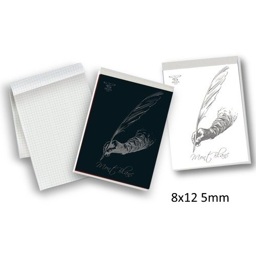 Blocco a quadretti 5mm formato A7 Mont Blanc