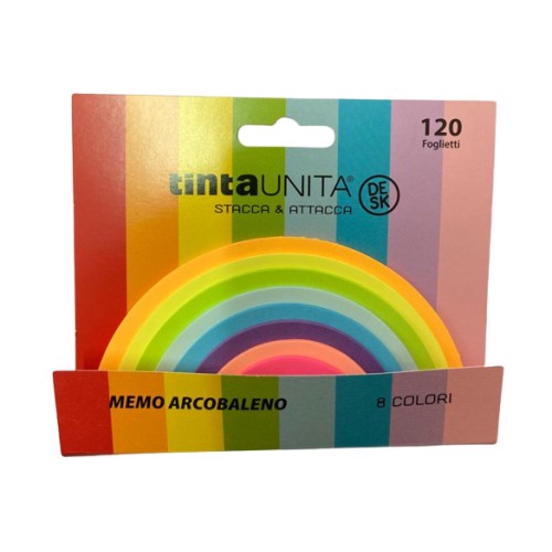 Post it Memo Arcobaleno 120fg 8 colori