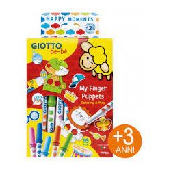 Giotto Bebé My Finger Puppets Coloring & play