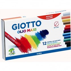 Pastelli ad olio Giotto astuccio da 12 colori