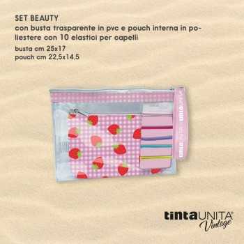 Set Beauty in pvc con busta interna 22,5x17,5cm e 10... 2