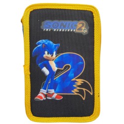 Astuccio organizzato scuola 3 zip - Sonic 2