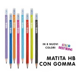 Matita con gommino Tinta Unita