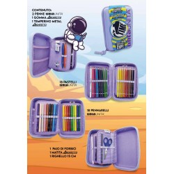 Astuccio scolastico One Time Tinta Unita Excellent