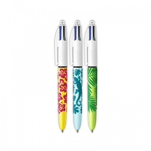 Penna bic 4 colori velours