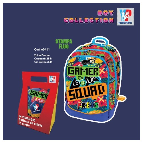 Zaino scolastico Dream - Boy Gamer