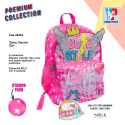 Zaino scolastico41x36x22cm - Starter Girl