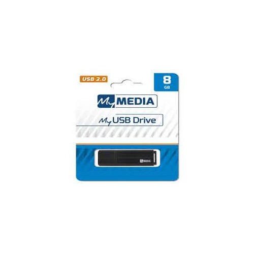 Chiavetta usb 8gb My Media colore Nero