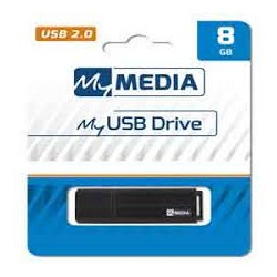 Chiavetta usb 8gb My Media colore Nero