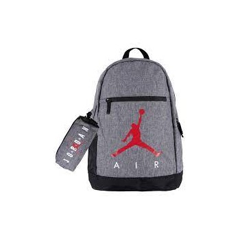 Zaino + Astuccio School Pack Jordan Nike Grigio