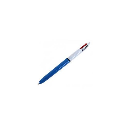 Penna a sfera a scatto Bic - 4 colori