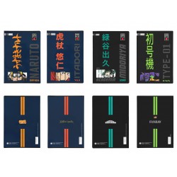 Maxi Quaderno A4 +30% Di Fogli Quadretto Medio con Margine Q Comix Anime Manga