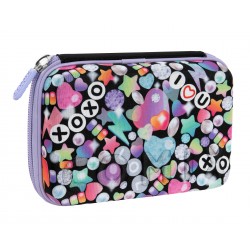 Astuccio Corredo Maxi Zip Comix Bright Girl