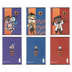 Maxi Quaderno A4 +30% Di Fogli Quadretto Grande 10mm Lyon Gamer