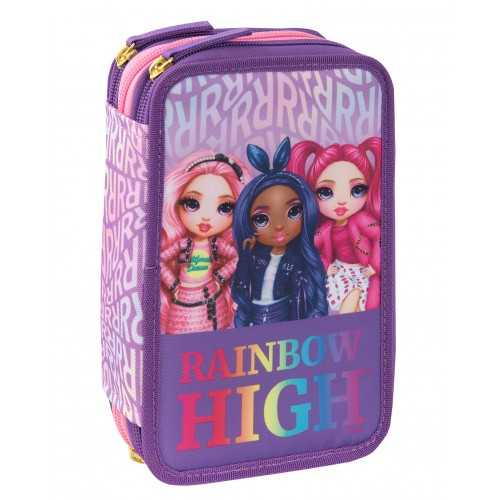 Astuccio Corredo 3 Zip Rainbow High