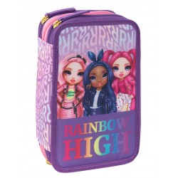 Astuccio Corredo 3 Zip Rainbow High