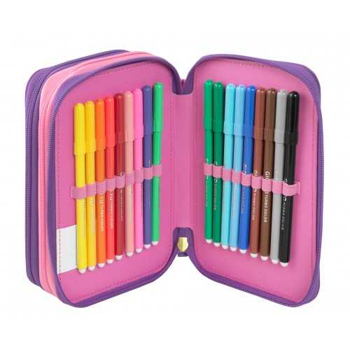 Astuccio Corredo 3 Zip Rainbow High