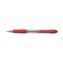 Penna Pilot Supergrip F 0,7 rossa