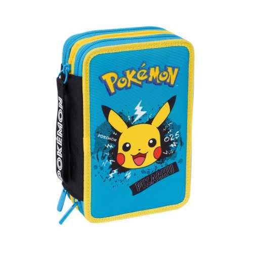 Astuccio 3 zip Pokemon