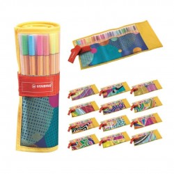 Pennarelli fineliner stabilo point 88. Rollerset just like you 25 colori