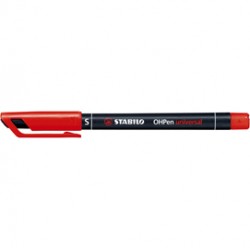 Pennarello stabilo ohpen 841 permanente superfine rosso