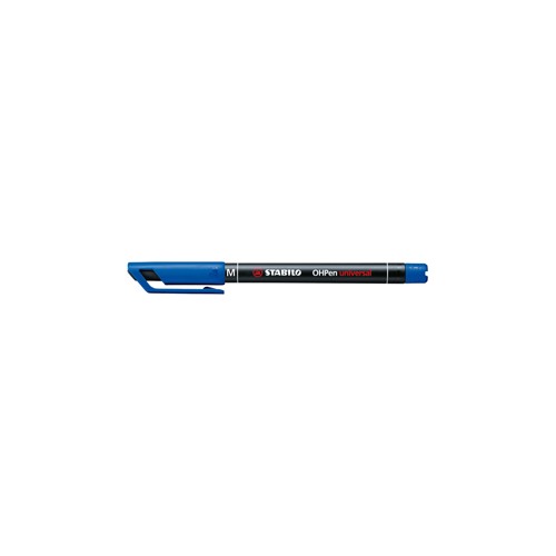Pennarello stabilo ohpen 843 permanente medio blu