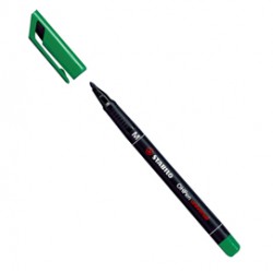Pennarello stabilo ohpen 843 permanente medio verde