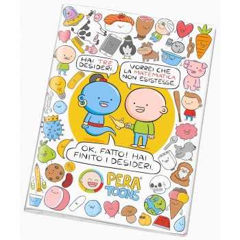 Maxi Quaderno A4 Pera Toons - fantasie assortite - 4mm(1...