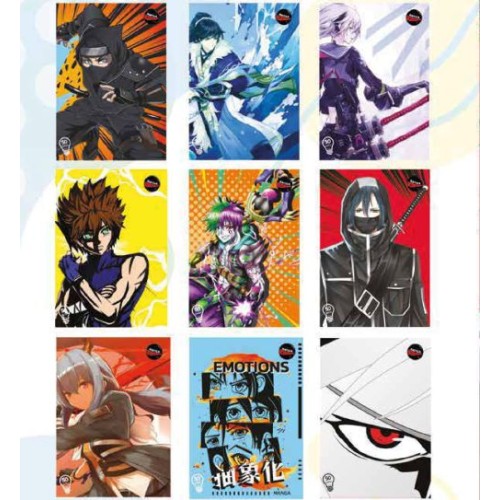 Maxi Quaderno Tinta Unita A4 Manga Style 50...